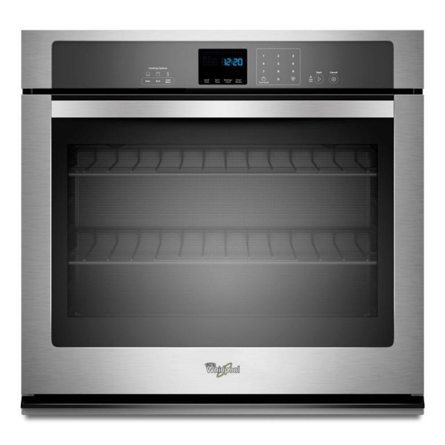 Whirlpool  WOS51EC0AS 30 in. Single Electric Wall Oven Self-Cleaning in Stainless Steel