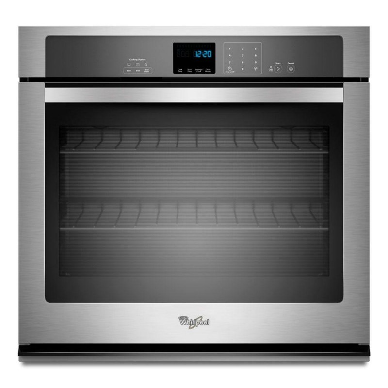 Whirlpool WOS51EC0AS 30 in. Single Electric Wall Oven SelfCleaning in