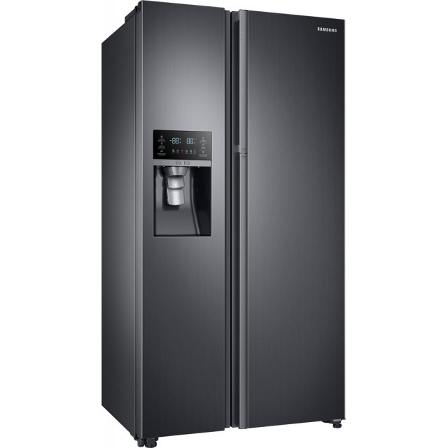 Samsung RH22H9010SG Showcase 21.5 Cu. Ft. Side-by-Side Counter-Depth Refrigerator - Black stainless steel