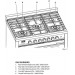 Fisher & Paykel OR36SDBMX1 5-Burner Freestanding 3.6-cu ft True Convection Gas Range (Stainless Steel) 