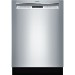 Bosch SHEM63W55N 300 Series 44-Decibel Built-In Dishwasher (Stainless Steel) (Common: 24-in; Actual: 23.5625-in) ENERGY STAR