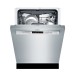 Bosch SHEM63W55N 300 Series 44-Decibel Built-In Dishwasher (Stainless Steel) (Common: 24-in; Actual: 23.5625-in) ENERGY STAR