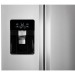 Whirlpool WRS321SDHZ 33 in.  21.22 cu. ft. Side by Side Refrigerator in Fingerprint Resistant Stainless Steel