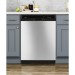 Whirlpool WDF130PAHS 63-Decibel Built-In Dishwasher (Stainless Steel) (Common: 24-in; Actual: 23.875-in)