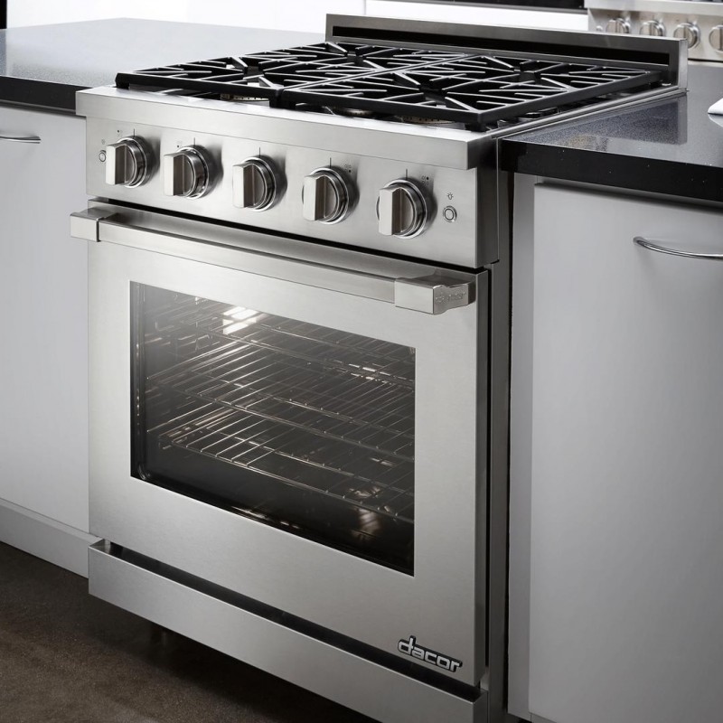 Dacor RNRP30GS 30" Renaissance Series SlideIn Gas Range with 4 Sealed