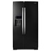 Whirlpool WRS970CIDE 19.9-cu ft Counter-Depth Side-by-Side Refrigerator with Ice Maker (Black Ice)