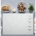 GE JP3530TJWW 30 in. Radiant Electric Cooktop in White with 4 Elements including Power Boil