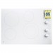 GE JP3530TJWW 30 in. Radiant Electric Cooktop in White with 4 Elements including Power Boil