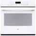 GE PT7050DFWW Profile 30 in. Single Electric Wall Oven, GE JP3530TJWW 30 in. Radiant Electric Cooktop and GE JNM3163DJWW 1.6 cu. ft. Over the Range Microwave in White