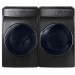 Samsung DVE55M9600V 7.5 Total cu. ft. Electric FlexDry Dryer with Steam in Black Stainless