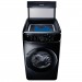 Samsung DVE60M9900V 7.5 Total cu. ft. Electric FlexDry Dryer with Steam in Black Stainless