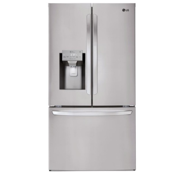 LG LFXS28968S 27.9 cu. ft. Built-In French Door Smart Refrigerator with Wi-Fi Enabled in Stainless Steel