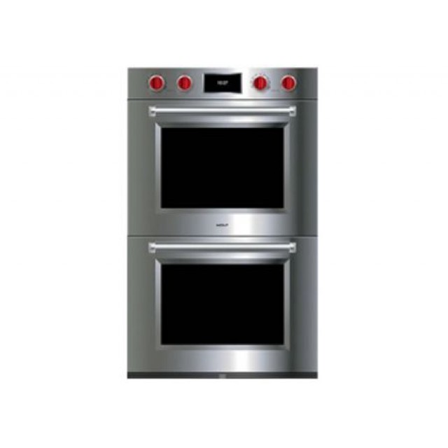 Wolf DO30PM/S/PH M Series Professional 30 Inch 10.2 cu. ft. Total Capacity Electric Double Wall Oven in Stainless Steel