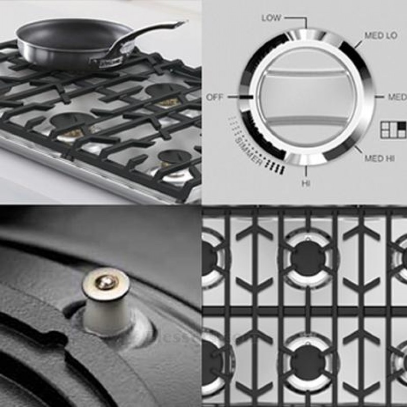 Viking Vgsu5305bs 30 Professional 5 Series Gas Cooktop With 5