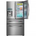 Samsung RF22KREDBSR 22.4 cu. Ft. Food Showcase 4-Door French Door Refrigerator in Stainless Steel, Counter Depth
