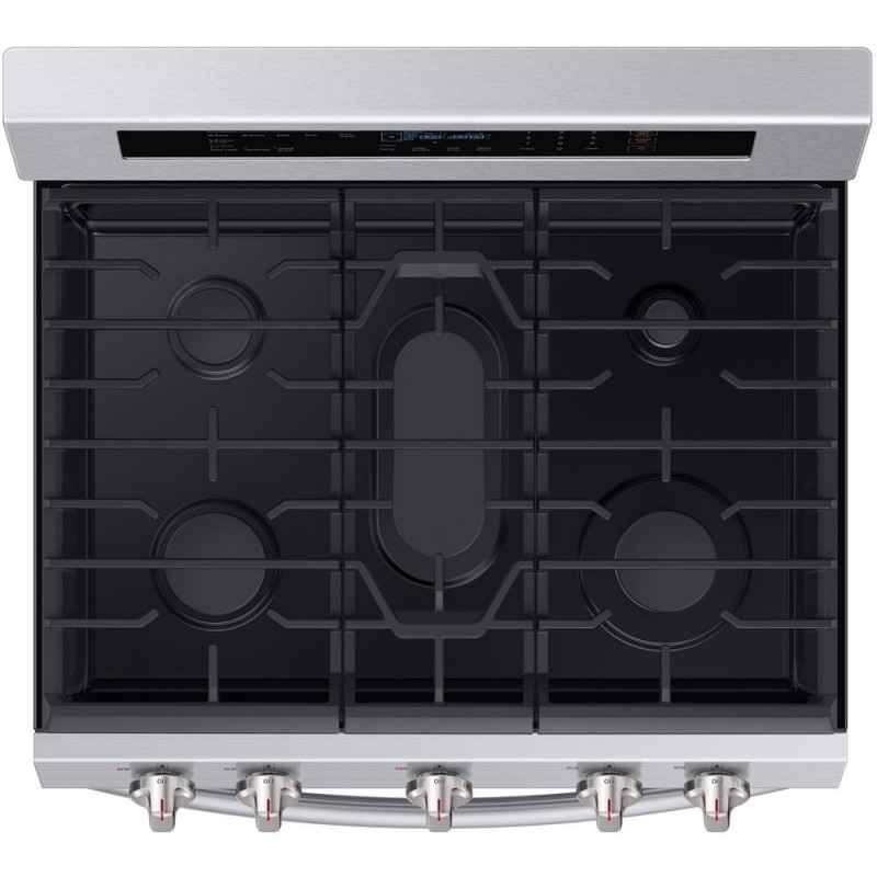 Samsung NX58M6630SS 30 in. 5.8 cu. ft. Single Oven Door Gas Range with