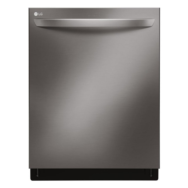 LG LDT7797BD Top Control Tall Tub Smart Dishwasher with 3rd Rack and WiFi Enabled in Black Stainless Steel with Stainless Steel Tub