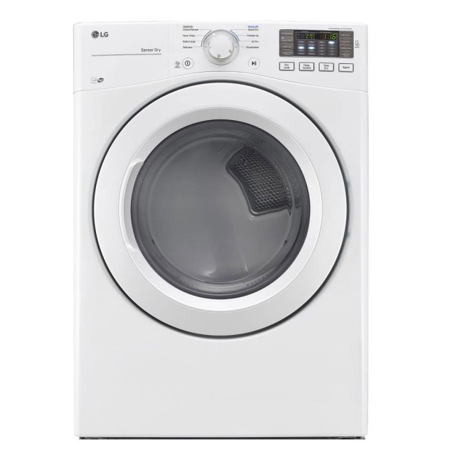 LG DLE3180W 7.4 Cu. Ft. Ultra Large Capacity Electric Dryer In White