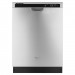 Whirlpool WDF520PADM 24 in. Front Control Built-in Tall Tub Dishwasher in Monochromatic Stainless Steel with 1-Hour Wash Cycle
