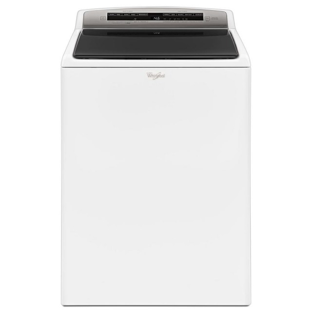 Whirlpool WTW7500GW 4.8 cu. ft. High-Efficiency Top Load Washer with Built-In Water Faucet in White, Intuitive Touch Controls