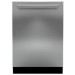 Bertazzoni DW24XV  24" Fully Integrated Dishwasher with 14 Place Setting Capacity and 6 Wash Cycles - Stainless Steel