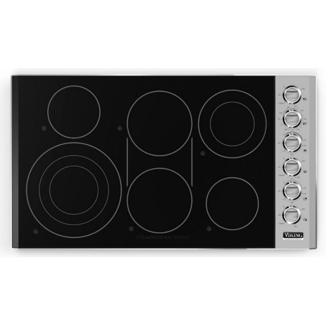 Viking VEC5366BSB Professional Series 36 Inch Smoothtop Electric Cooktop
