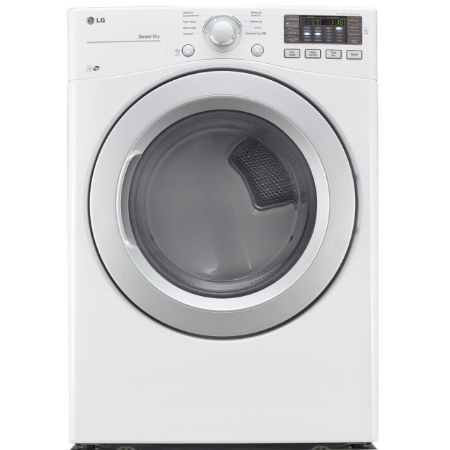 LG DLE3170W 7.4 cu. ft. Electric Dryer in White, ENERGY STAR