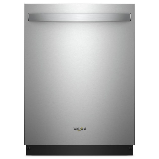 Whirlpool WDT750SAHZ 24 in. Top Control Built-In Dishwasher in Fingerprint Resistant Stainless Steel with Stainless Steel Tub