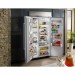 KitchenAid KBSN602ESS01 42 in. W 25.5 cu. ft. Built-In Side by Side Refrigerator in Stainless Steel