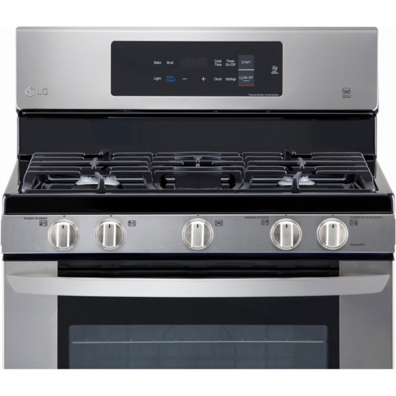 LG LRG3061ST 5-Burner Freestanding 5.4-cu ft Gas Range (Stainless Steel)