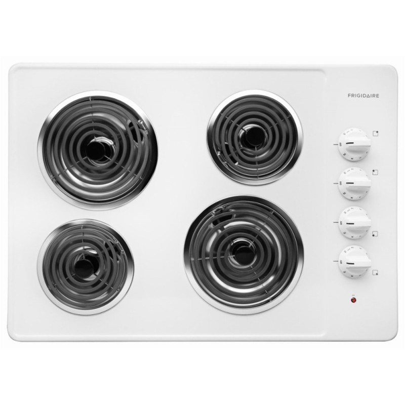 Frigidaire Ffec3005lw 30 Built In Electric Cooktop With 4 Burners