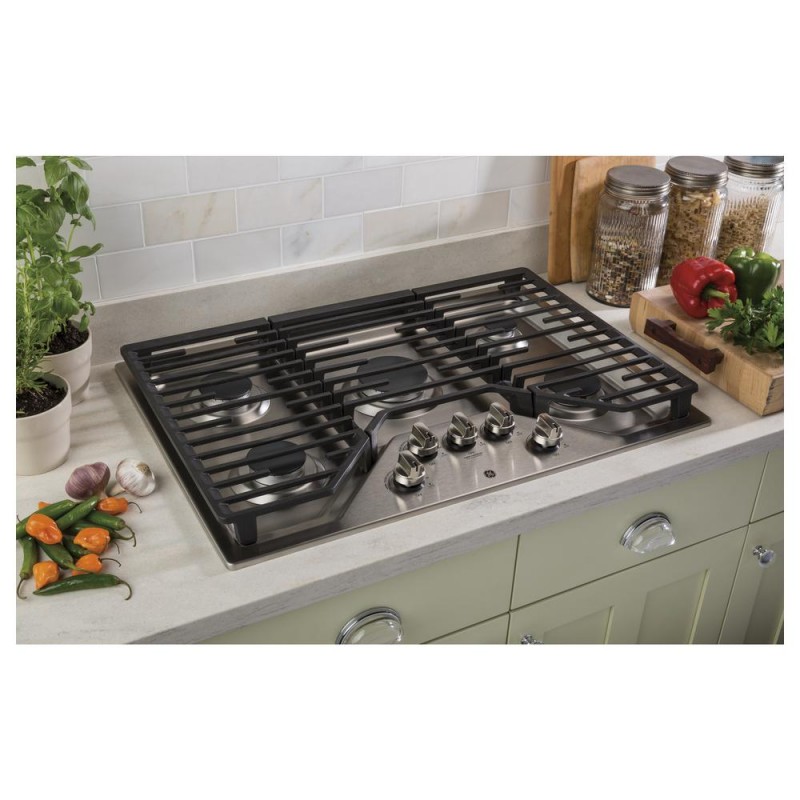 Ge Jgp5030slss 30 In Gas Cooktop In Stainless Steel With 5