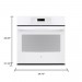 GE 30 in. Single Electric Wall Oven Self-Cleaning with Steam in White