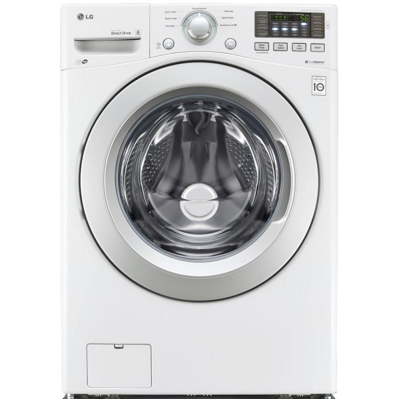 LG WM3170CW 4.3 cu. ft. High-Efficiency Front Load Washer in White ...