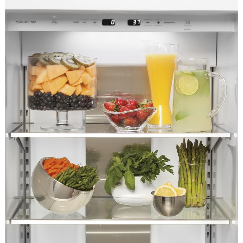 Ge Monogram Ziss480dkss 48 Inch Built In Side By Side Refrigerator