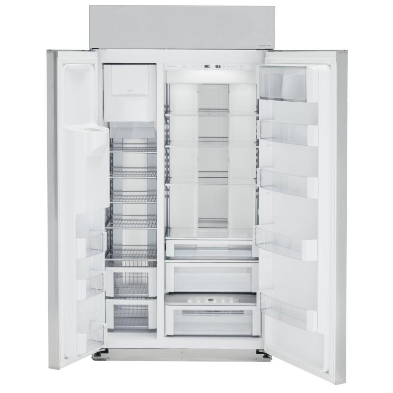 GE Monogram ZISS480DKSS 48 Inch Built-in Side-by-Side Refrigerator