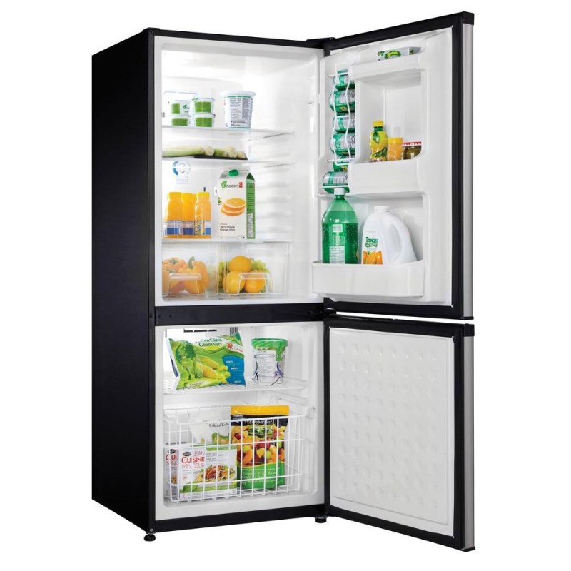 Danby DFF092C1BSLDB 24 in. W 9.2 cu. ft. Bottom Freezer Refrigerator in ...