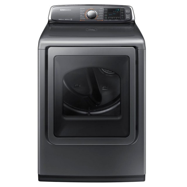Samsung DV52J8700EP 7.4 cu. ft. Electric Dryer with Steam in Platinum, ENERGY STAR
