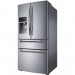 Samsung  RF25HMEDBSR 33 in. W 24.73 cu. ft. 4-Door French Door Refrigerator in Stainless Steel