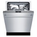 Bosch 800 Series 44-Decibel Built-in Dishwasher (Stainless Steel) (Common: 24-in; Actual: 23.625-in)