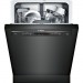Bosch 300 Series 46-Decibel Built-In Dishwasher (Black) (Common: 24-in; Actual: 23.625-in) ENERGY STAR