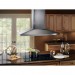 Broan Elite 54000 35-7/16 in. Island Convertible Range Hood in Stainless Steel