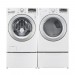 LG WM3170CW 4.3 cu. ft. High-Efficiency Front Load Washer in White, ENERGY STAR LG DLG3171W 7.4 cu. ft. Gas Dryer in White, ENERGY STAR​