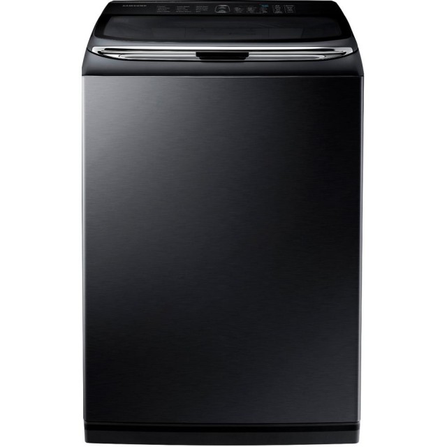 Samsung 5.0 cu. ft. Capacity Activewash Top Load Washer with Integrated Touch Controls in Black Stainless Steel