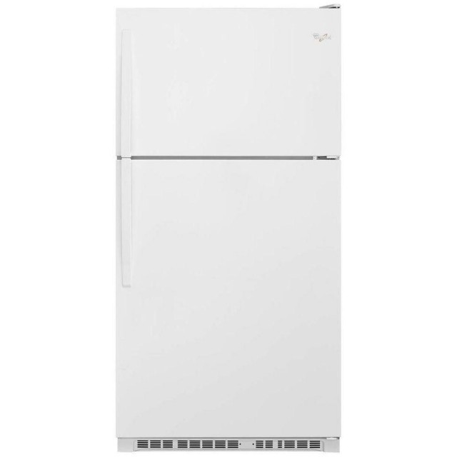 Whirlpool WRT311FZDW 33 in. W 20.5 cu. ft. Top Freezer Refrigerator in White