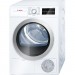 Bosch 500 Series 24 in. WAT28401UC Front Load Washer & WTG86401UC Compact Condensation Dryer in White