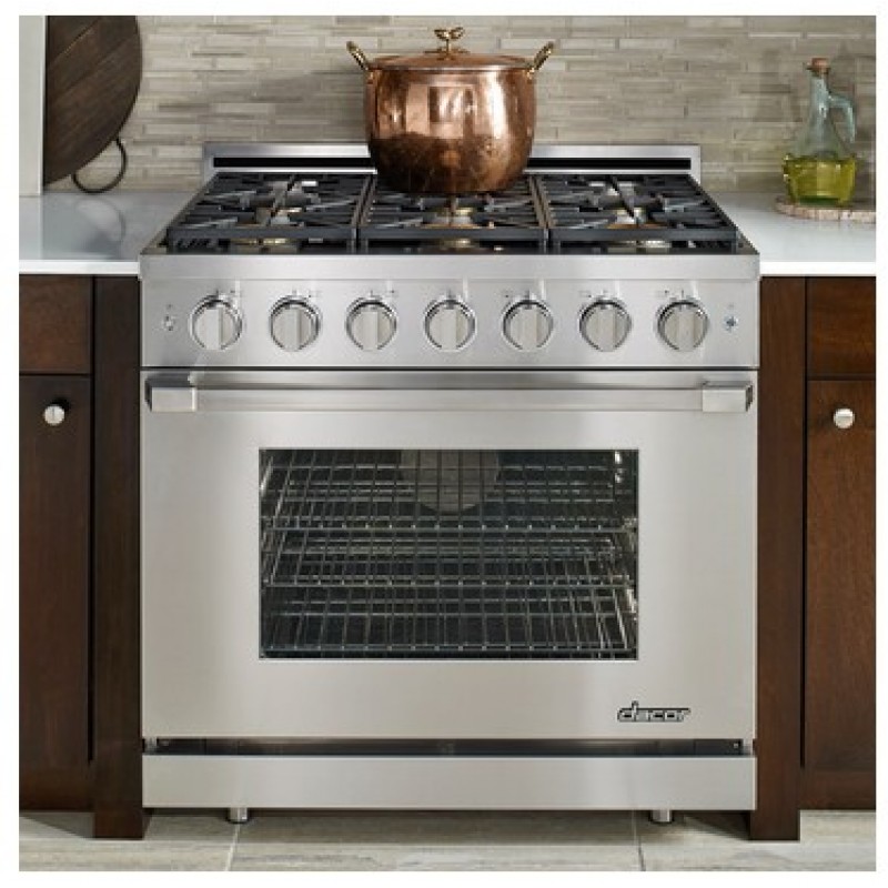 Dacor 36" RNRP36GS/NG Renaissance Gas Convection Range