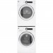 GE DCVH480EKWW Front‑Loading Compact Electric Dryer-GE WCVH4800KWW Compact Front‑Loading Washer 