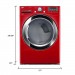 LG  DLEX3370R 7.4 cu. ft. Electric Dryer with Steam in Wild Cherry Red, ENERGY STAR