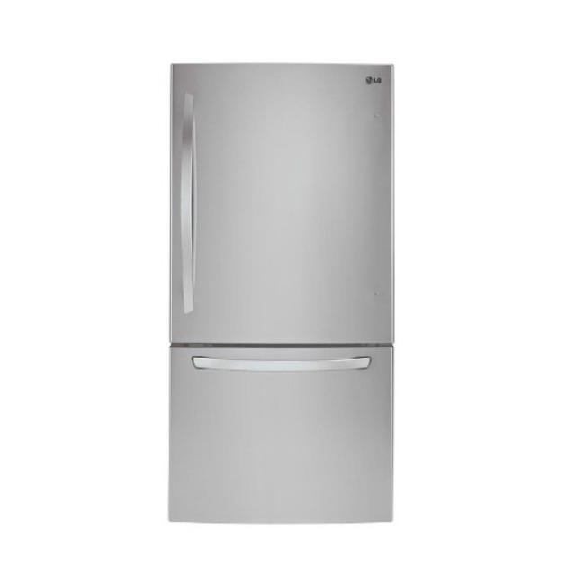 LG LDCS22220S 30 in. W 22 cu. ft. Bottom Freezer Refrigerator in Stainless Steel